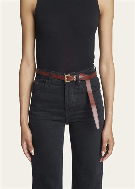 ysl thin belt